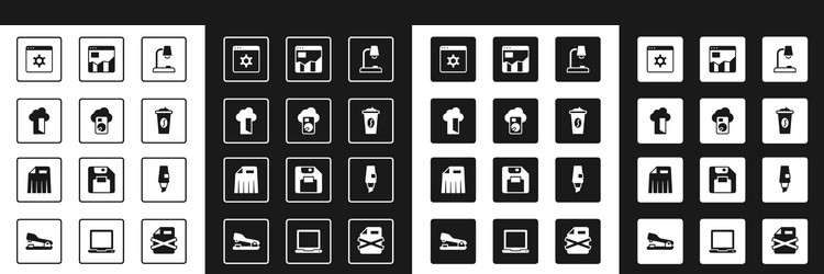 set table lamp cloud database browser setting vector image