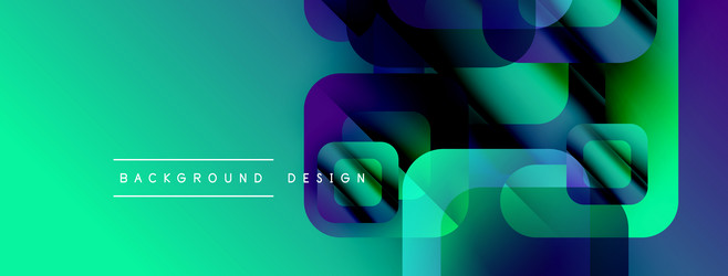abstract geometric shapes overlap creating vector image