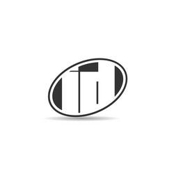 Initial letter di logo template design Royalty Free Vector