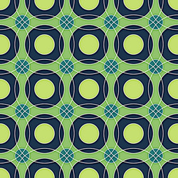 Retro Circles Pattern vector image