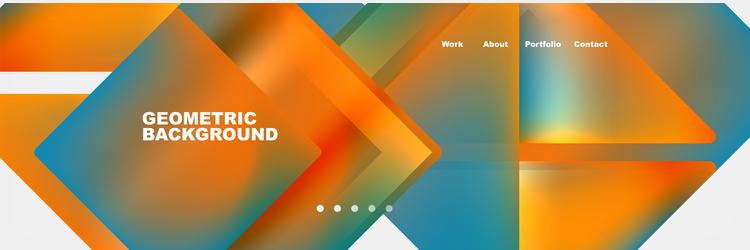 triangle minimal web site page background design vector image