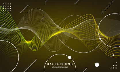 abstract wave background element for design vector image