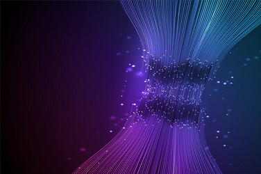 Data connection speed line vector