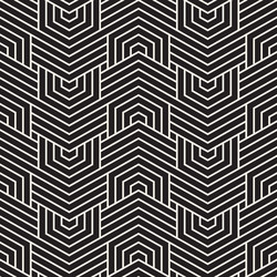 seamless pattern repeating geometric elements vector image