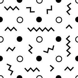 seamless retro pattern showcasing dynamic vector image