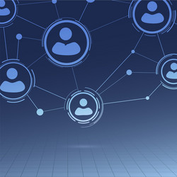 Abstract Network Background vector image