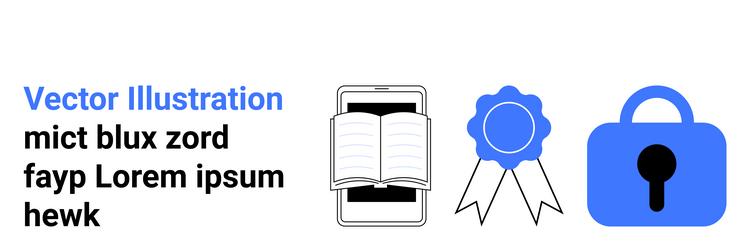 digital security and certification with mobile vector image