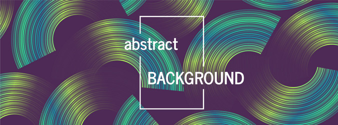 geometric background with abstract circles shapes vector image
