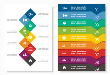 Infographic Template - Data Visualization vector image