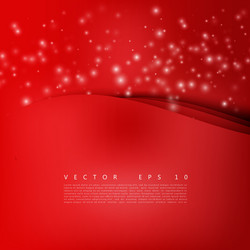 red background curve vector image