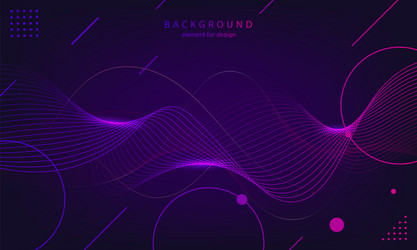 abstract wave background element for design vector image