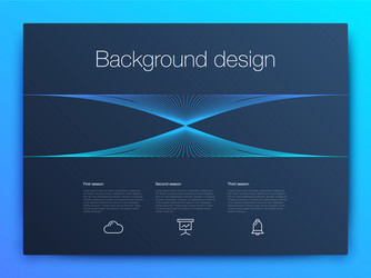 futuristic user interface ui technology vector image
