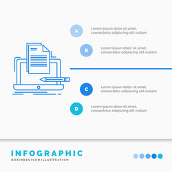 coder coding computer list paper infographics vector image