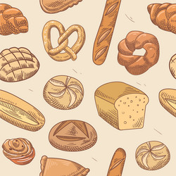 Hand drawn bakery Royalty Free Vector Image - VectorStock