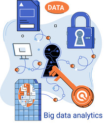 big data analytics process of analyzing complex vector image