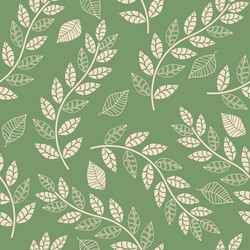 two-color simple seamless pattern with hand drawm vector image