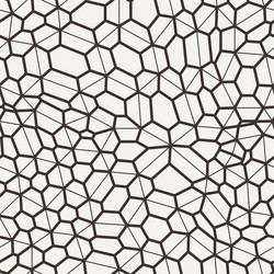 Seamless pattern in a grid polygons vector