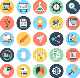 web design and development 3 vector image