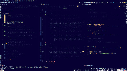 programming console with dark background coding vector image