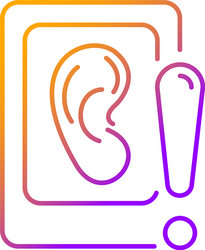 eavesdropping on mobile devices gradient linear vector image