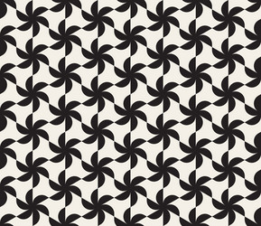 seamless black and white triangular lattice vector image