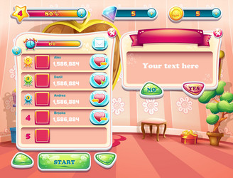 an example of one the screens computer vector image