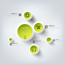 cloud computing background with web icons social vector image