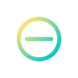 subtraction button pixel perfect gradient linear vector image