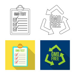isolated object of and sign set ve vector image