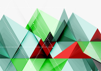 triangular low poly a4 size geometric vector image