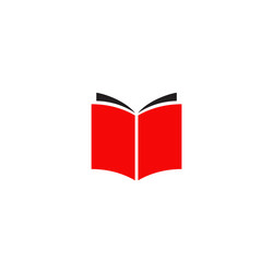 Book icon logo design template vector