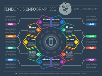 web template for circle diagram or presentation vector