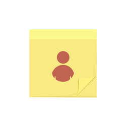 comment message note task user icon vector image