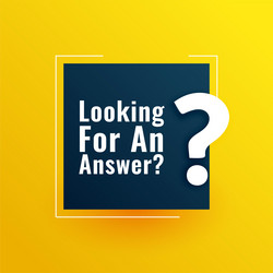 idea generating a question mark background vector image