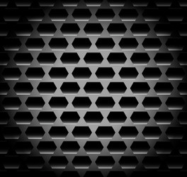 Shaded dark background pattern with hexagonal vector