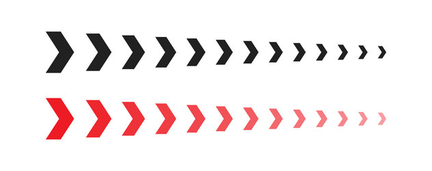 arrow line graphic design abstract simple pattern vector image