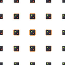 ai decision icon pattern seamless isolated vector image