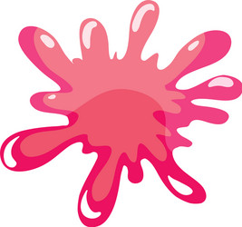 Pink Splash Art Vector Image