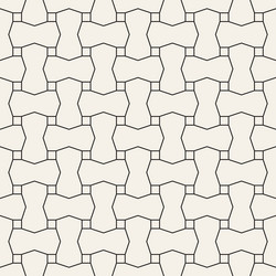 seamless pattern repeating geometric elements vector image