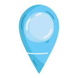 Travel navigation pin vector