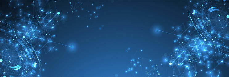 Abstract Tech Network Background vector image