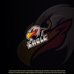 Eagle mascot logo Royalty Free Vector Image - VectorStock