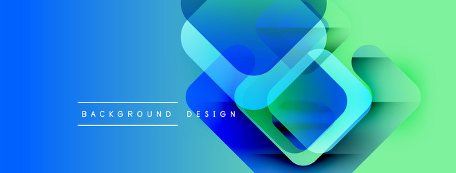 abstract gradient background overlapping squares vector image