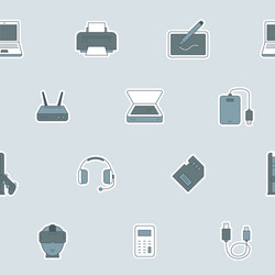 Electronic Devices Background 01 Royalty Free Vector Image