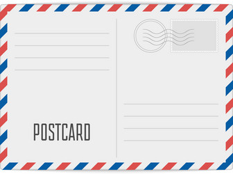 vintage mailing envelope vector