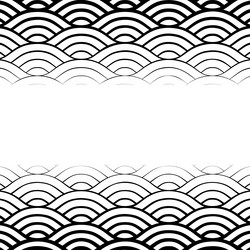background with abstract line waves pattern vector image