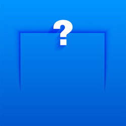 clearing doubts with a question mark background vector image
