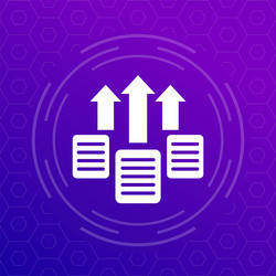 export data icon for web vector image