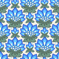 Jacobean Floral Pattern Vector Image