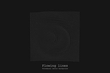 abstract line matrix pattern noise flow dynamic vector image